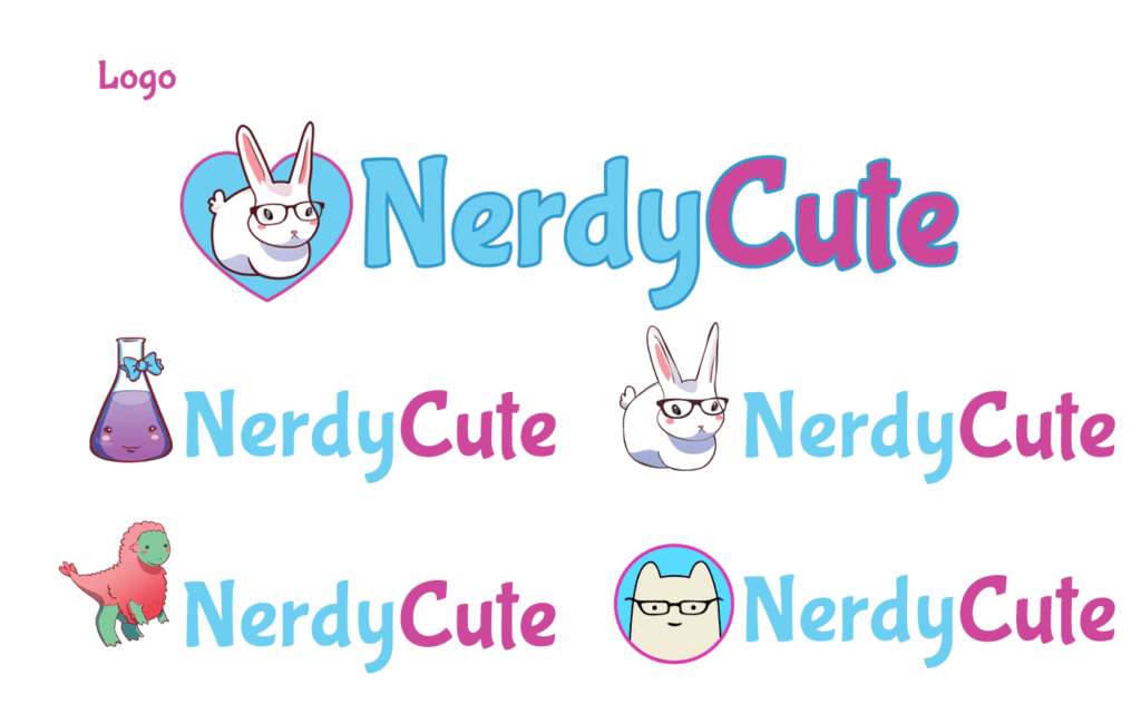 nerdycute-behance-logo